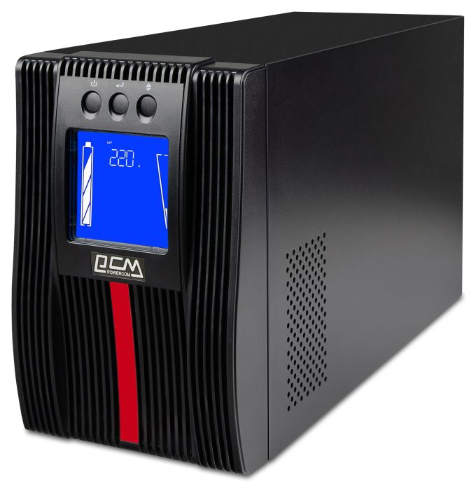 Комплект ДБЖ Powercom Macan MAC-1000 LCD IEC + Battery Pack